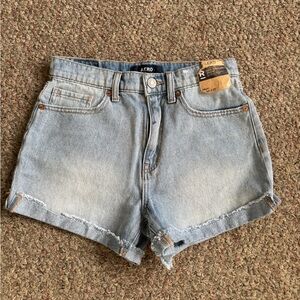 Aeropostale Light Blue Denim Mom Shorts
